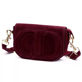 Luka 25-053 bordó női bőr oldaltáska 24 x 14 x 8 cm