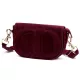 Luka 25-053 bordó női bőr oldaltáska 24 x 14 x 8 cm