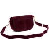 Luka 25-053 bordó női bőr oldaltáska 24 x 14 x 8 cm