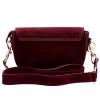 Luka 25-053 bordó női bőr oldaltáska 24 x 14 x 8 cm