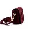 Luka 25-053 bordó női bőr oldaltáska 24 x 14 x 8 cm
