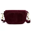 Luka 25-053 bordó női bőr oldaltáska 24 x 14 x 8 cm