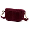 Luka 25-053 bordó női bőr oldaltáska 24 x 14 x 8 cm