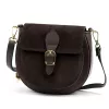 Luka 25-045 barna női bőr válltáska 19.5 x 18 x 10 cm