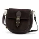 Luka 25-045 barna női bőr válltáska 19.5 x 18 x 10 cm