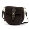 Luka 25-045 barna női bőr válltáska 19.5 x 18 x 10 cm