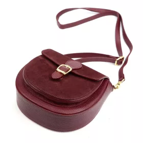 Luka 25-045 bordó női bőr válltáska 19.5 x 18 x 10 cm