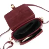 Luka 25-045 bordó női bőr válltáska 19.5 x 18 x 10 cm