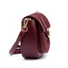 Luka 25-045 bordó női bőr válltáska 19.5 x 18 x 10 cm