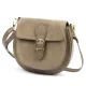 Luka 25-045 taupe női bőr válltáska 19.5 x 18 x 10 cm
