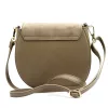 Luka 25-045 taupe női bőr válltáska 19.5 x 18 x 10 cm