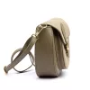 Luka 25-045 taupe női bőr válltáska 19.5 x 18 x 10 cm