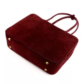 Luka 25-067 bordó női bőr válltáska 35 x 24 x 12 cm