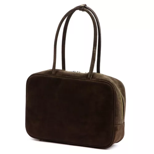 Luka 25-067 barna női bőr válltáska 35 x 24 x 12 cm
