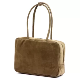 Luka 25-067 mogyoró női bőr válltáska 35 x 24 x 12 cm