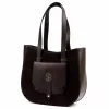 Gregorio 1729 barna  női bőr shopper 36 x 32 x 12 cm