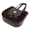 Gregorio 1729 barna  női bőr shopper 36 x 32 x 12 cm