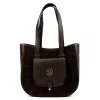 Gregorio 1729 barna  női bőr shopper 36 x 32 x 12 cm