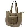 Gregorio 1729 drapp női bőr shopper 36 x 32 x 12 cm