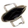 Gregorio 1729 drapp női bőr shopper 36 x 32 x 12 cm