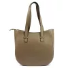Gregorio 1729 drapp női bőr shopper 36 x 32 x 12 cm