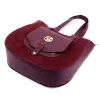 Gregorio 1729 bordó női bőr shopper 36 x 32 x 12 cm