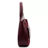 Gregorio 1729 bordó női bőr shopper 36 x 32 x 12 cm
