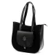 Gregorio 1729 fekete női bőr shopper 36 x 32 x 12 cm