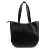 Gregorio 1729 fekete női bőr shopper 36 x 32 x 12 cm