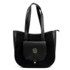 Gregorio 1729 fekete női bőr shopper 36 x 32 x 12 cm