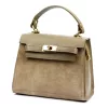 Luka 19-17-02 taupe női bőr kézitáska, oldaltáska 23 x 19 x 13 cm
