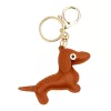Florence BRE-DOG-1 barna női bőr kulcstartó 8.5 x 5.5 x 1 cm