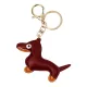 Florence BRE-DOG-1 bordó női bőr kulcstartó 8.5 x 5.5 x 1 cm