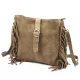 Luka 25-071 női, taupe bőr oldaltáska 25 x 24 x 8 cm