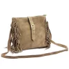 Luka 25-071 női, taupe bőr oldaltáska 25 x 24 x 8 cm