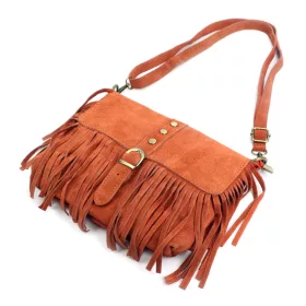   Luka 25-074 rozsda színű női bőr válltáska, oldaltáska 24 x 23 x 6 cm