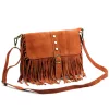 Luka 25-074 rozsda színű női bőr válltáska, oldaltáska 24 x 23 x 6 cm