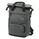 B.Cavalli BC1399 szürke rolltop hátizsák 32 x 45 x 18 cm