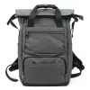 B.Cavalli BC1399 szürke rolltop hátizsák 32 x 45 x 18 cm