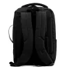 B.Cavalli BC1283 uniszex fekete hátizsák, laptop tartóval 15,6" 33 x 44 x 14 cm