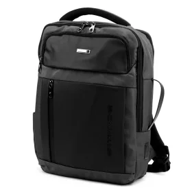   B.Cavalli BC1283 uniszex szürke hátizsák, laptop tartóval 15,6" 33 x 44 x 14 cm