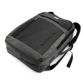   B.Cavalli BC1283 uniszex szürke hátizsák, laptop tartóval 15,6" 33 x 44 x 14 cm