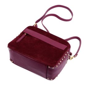   Luka 25-062 bordó női bőr kézitáska, oldaltáska 24 x 17 x 11 cm