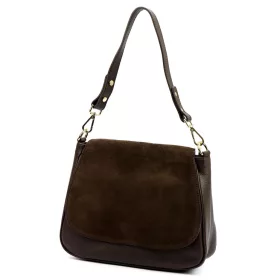 Luka 25-076 barna női bőr válltáska 30 x 26 x 13 cm