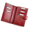 EL FORREST 955-480 RFID piros női bőr pénztárca 10 x 14.5 x 3.5 cm
