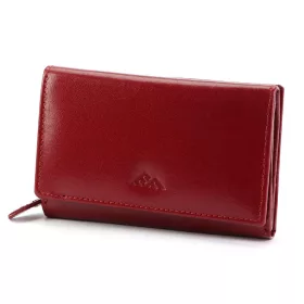   EL FORREST 938-480 RFID piros női bőr pénztárca 12 x 8 x 3.3 cm