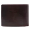 EL FORREST 899-22 RFID férfi barna bőr pénztárca 12 x 9.5 x 2.5 cm