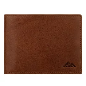   EL FORREST 892/A-26 RFID barna férfi bőr pénztárca 12 x 9.5 x 2.5 cm