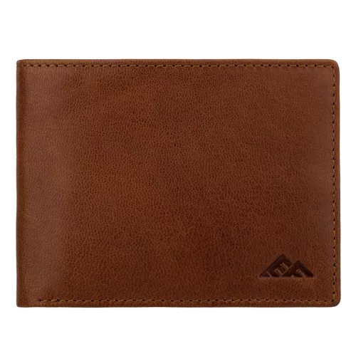 EL FORREST 892/A-26 RFID barna férfi bőr pénztárca 12 x 9.5 x 2.5 cm