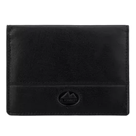  EL FORREST 879-61 RFID fekete bőr pénztárca 9 x 12.5 x 1 cm